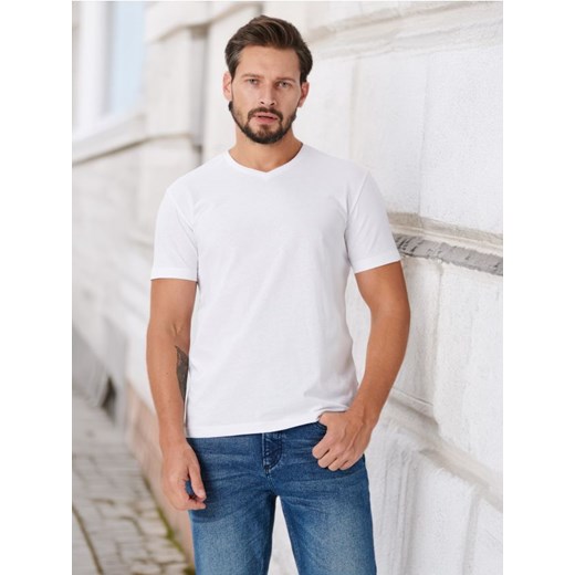 Sinsay - Koszulka - biały ze sklepu Sinsay w kategorii T-shirty męskie - zdjęcie 173403414