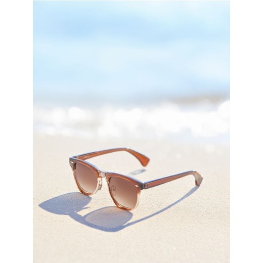 Sinsay - Okulary przeciwsłoneczne - brązowy ze sklepu Sinsay w kategorii Okulary przeciwsłoneczne męskie - zdjęcie 173403662