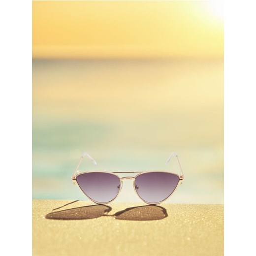 Sinsay - Okulary przeciwsłoneczne - złoty ze sklepu Sinsay w kategorii Okulary przeciwsłoneczne damskie - zdjęcie 173403681