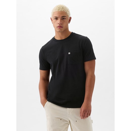 GAP Koszulka w kolorze czarnym ze sklepu Limango Polska w kategorii T-shirty męskie - zdjęcie 173404634