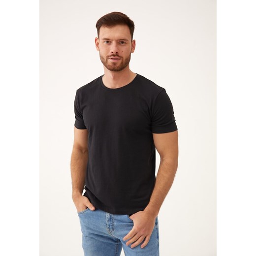 Czarna Koszulka Tinadia ze sklepu Born2be Odzież w kategorii T-shirty męskie - zdjęcie 173407033