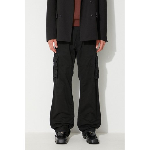 Alpha Industries spodnie Jet Pant męskie kolor czarny proste 101212.03 ze sklepu PRM w kategorii Spodnie męskie - zdjęcie 173407734