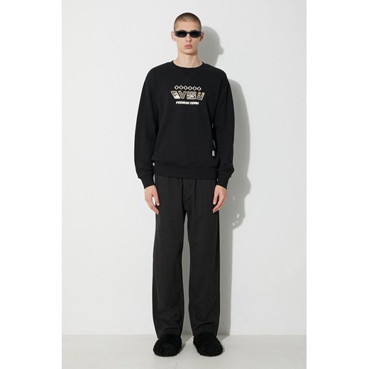Evisu bluza bawełniana Kabuki Daicock Printed męska kolor czarny z nadrukiem Evisu XL wyprzedaż PRM