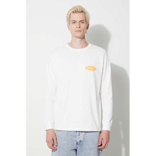 Gramicci longsleeve bawełniany Original Freedom Oval Longsleeve Tee kolor biały Gramicci M wyprzedaż PRM