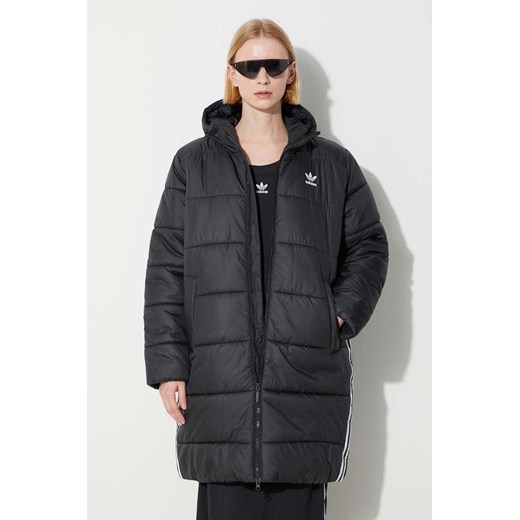adidas Originals kurtka damska kolor czarny zimowa ze sklepu PRM w kategorii Kurtki damskie - zdjęcie 173408142
