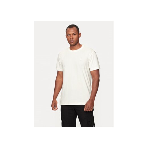 Calvin Klein Jeans T-Shirt J30J325268 Écru Regular Fit ze sklepu MODIVO w kategorii T-shirty męskie - zdjęcie 173410500