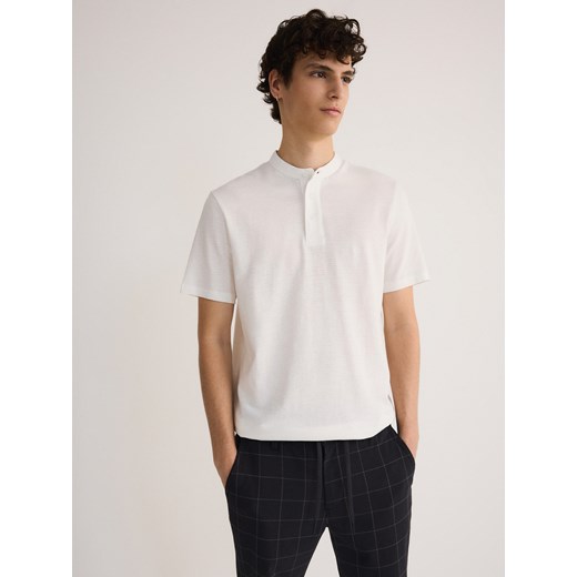 Reserved - Spodnie carrot slim w kratę - czarny Reserved XL Reserved