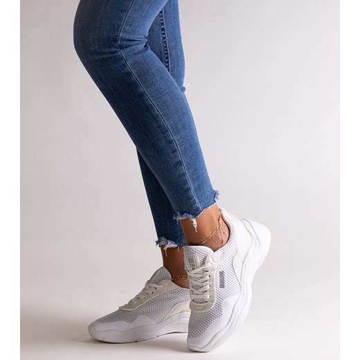 Białe sneakersy Big Star LL274A064 ze sklepu gemre w kategorii Buty sportowe damskie - zdjęcie 173413282