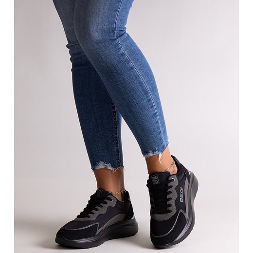 Czarne sneakersy Big Star JJ274989 ze sklepu gemre w kategorii Buty sportowe damskie - zdjęcie 173413301