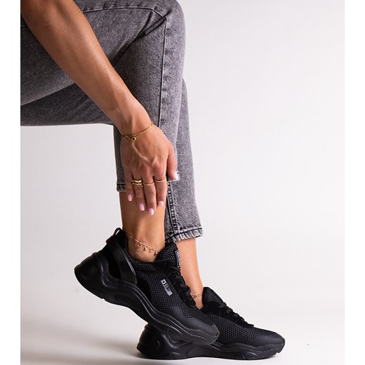 Czarne sneakersy Big Star LL274A065 ze sklepu gemre w kategorii Buty sportowe damskie - zdjęcie 173413320