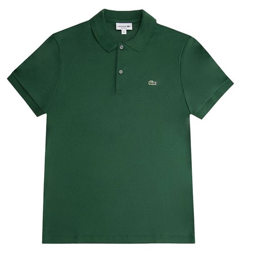 Koszulka Lacoste Cotton Shirt Regular Fit DH2050-132 - zielona ze sklepu streetstyle24.pl w kategorii T-shirty męskie - zdjęcie 173413930