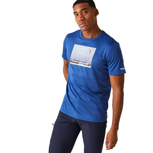 Regatta Koszulka funkcyjna &quot;Fingal VIII&quot; w kolorze niebieskim ze sklepu Limango Polska w kategorii T-shirty męskie - zdjęcie 173415803