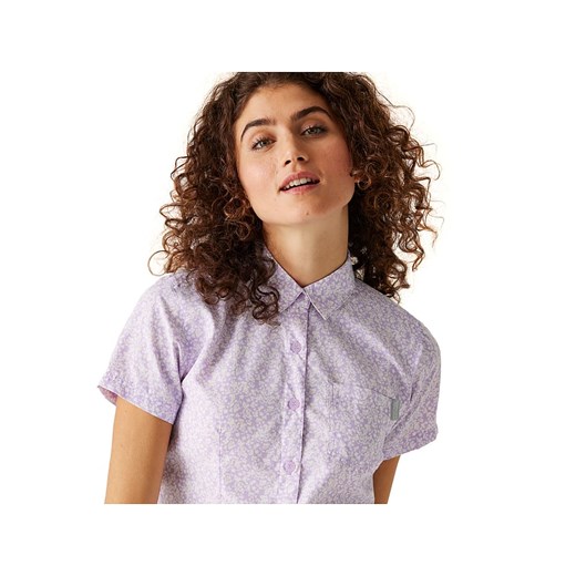 Regatta Koszula funkcyjna &quot;Mindano VIII&quot; w kolorze fioletowym Regatta 46 wyprzedaż Limango Polska
