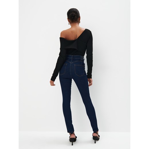 Mohito - Jeansy skinny push up - granatowy ze sklepu Mohito w kategorii Jeansy damskie - zdjęcie 173417070