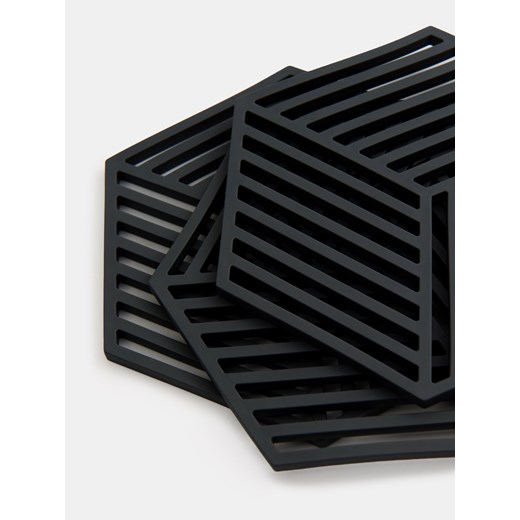 Sinsay - Podstawki pod garnek 3 pack - czarny Sinsay One Size Sinsay