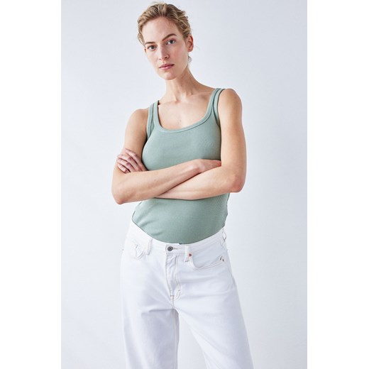 H & M - MAMA Koszulka w prążki - Zielony ze sklepu H&M w kategorii Bluzki damskie - zdjęcie 173421274
