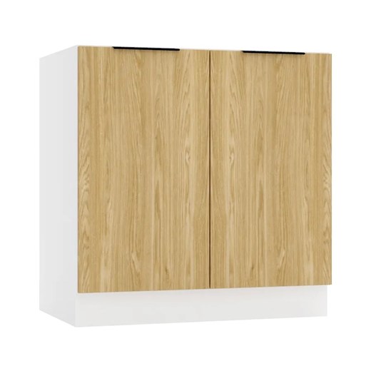 Dolna szafka kuchenna 80 cm dąb olejowany - Skania 16X Elior One Size Edinos.pl