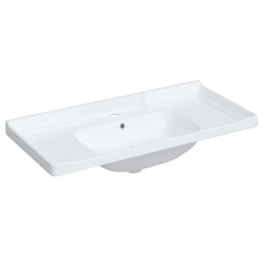 Umywalka łazienkowa ceramiczna - Britta 7X ze sklepu Edinos.pl w kategorii Meble łazienkowe - zdjęcie 173422862