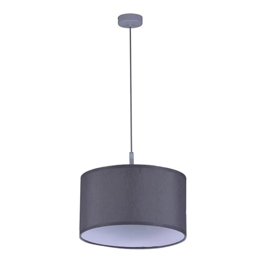 Szara minimalistyczna lampa z abażurem - S963-Fario ze sklepu Edinos.pl w kategorii Lampy wiszące - zdjęcie 173423722