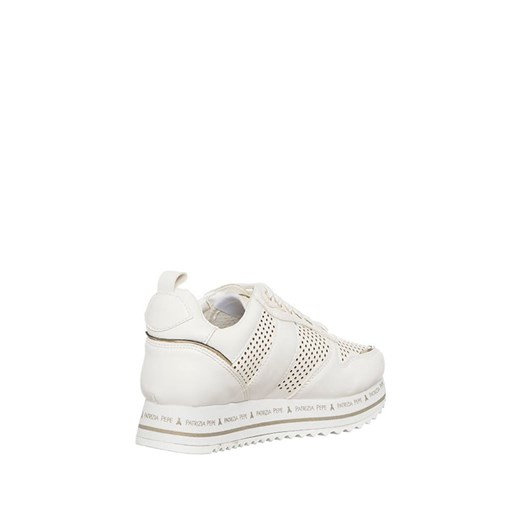 Buty sportowe damskie Patrizia Pepe sneakersy wiosenne wiązane z tkaniny 