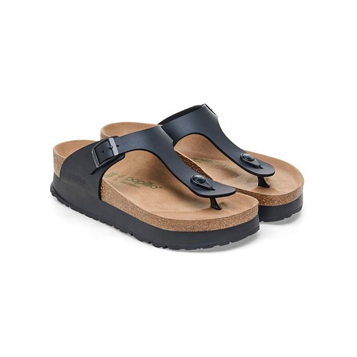 Birkenstock Japonki "Gizeh" w kolorze czarnym 40 okazyjna cena Limango Polska