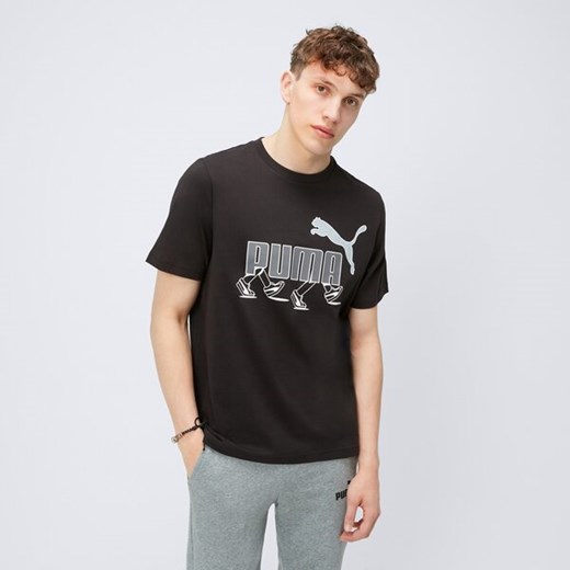 puma t-shirt ss graphics sneaker tee 680178 01 ze sklepu 50style.pl w kategorii T-shirty męskie - zdjęcie 173426063