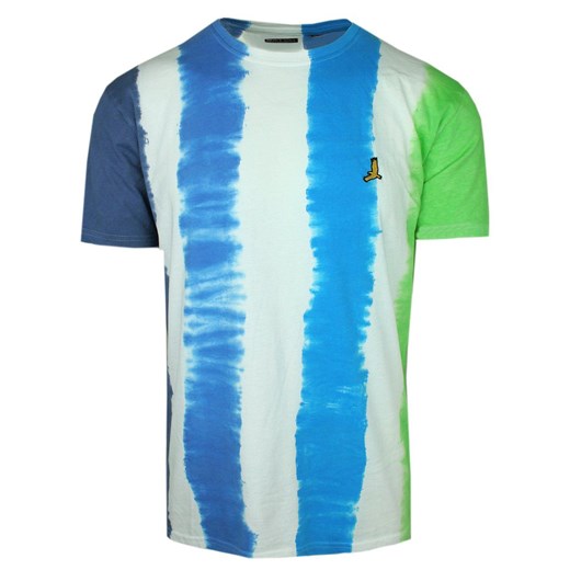 Wielokolorowy T-Shirt Męski - Bawełniany - Brave Soul TSBRSSS24WYETHnavyblue ze sklepu JegoSzafa.pl w kategorii T-shirty męskie - zdjęcie 173427172
