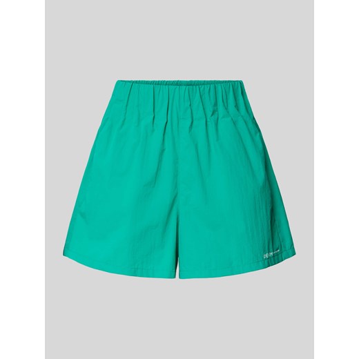Szorty z wysokim stanem i nadrukiem z logo ze sklepu Peek&Cloppenburg  w kategorii Szorty - zdjęcie 173428861