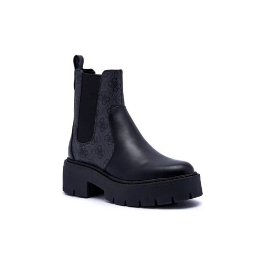 Guess Sztyblety | z dodatkiem skóry ze sklepu Gomez Fashion Store w kategorii Botki - zdjęcie 173430401