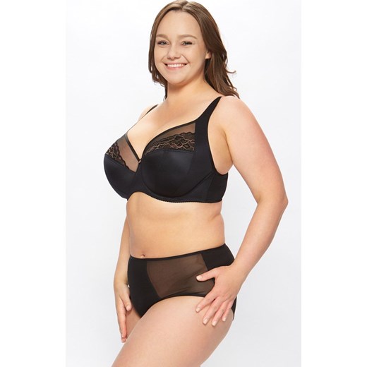 Biustonosz miękki soft czarny Inka/F0201/1, Kolor czarny, Rozmiar 70G, Miss Fabio ze sklepu Intymna w kategorii Biustonosze - zdjęcie 173430811