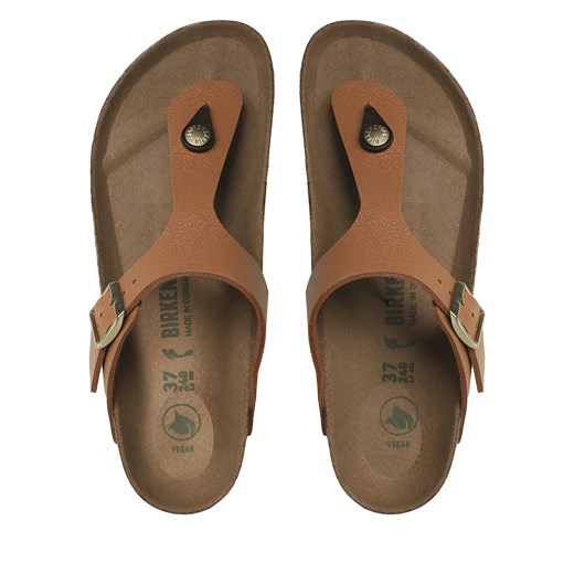 Japonki Birkenstock Gizeh 1025049 Brązowy 36 eobuwie.pl