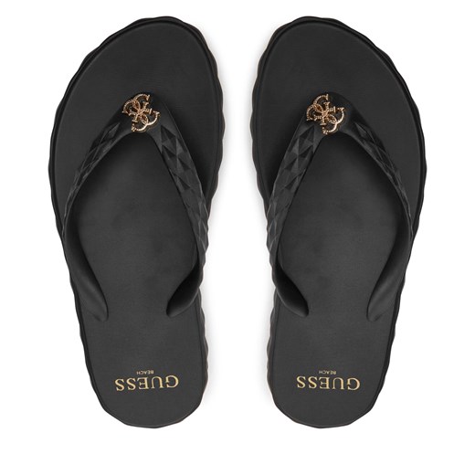 Japonki Guess E4GZ26 BB00F Czarny Guess 35/36 eobuwie.pl