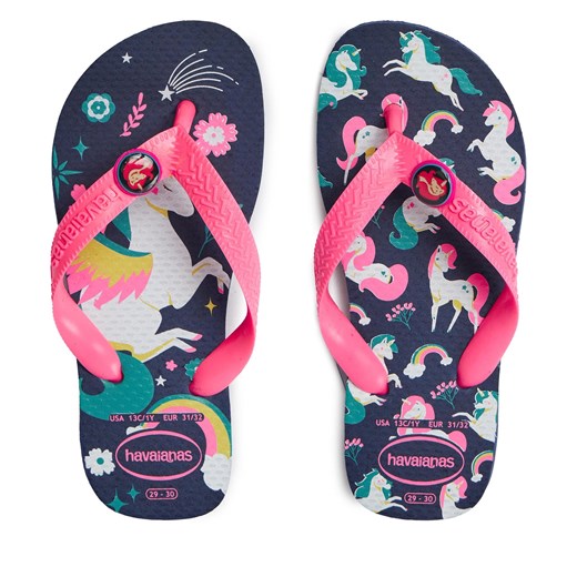 Japonki Havaianas 41034050555 Kolorowy ze sklepu eobuwie.pl w kategorii Klapki dziecięce - zdjęcie 173432343