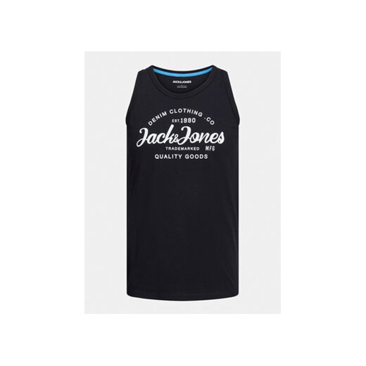 Jack&Jones Tank top Jjforest 12248622 Czarny Standard Fit ze sklepu MODIVO w kategorii T-shirty męskie - zdjęcie 173432521