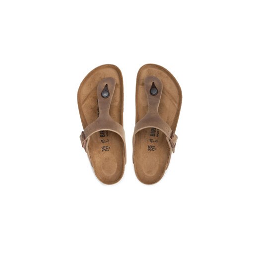 Birkenstock Japonki Gizeh Bs 0943811 Brązowy 45 MODIVO wyprzedaż