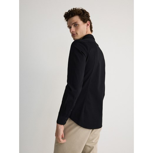 Reserved - Koszula super slim fit - czarny ze sklepu Reserved w kategorii Koszule męskie - zdjęcie 173433862