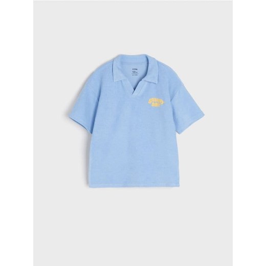 Sinsay - Koszulka polo - niebieski ze sklepu Sinsay w kategorii T-shirty chłopięce - zdjęcie 173435012