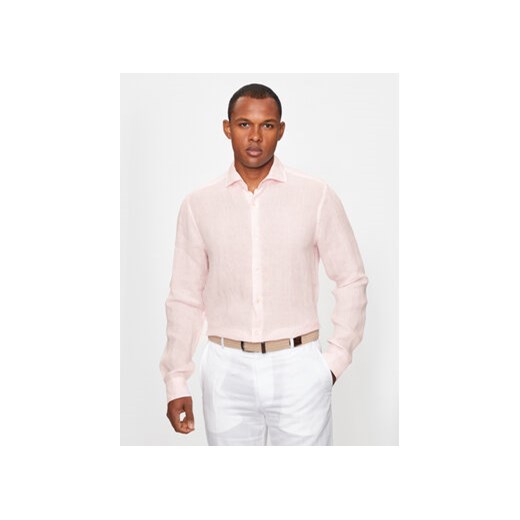 JOOP! Koszula 146Pai 30041389 Różowy Slim Fit ze sklepu MODIVO w kategorii Koszule męskie - zdjęcie 173437943