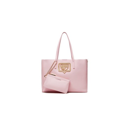 Chiara Ferragni Torebka 76SB4BB3 Różowy ze sklepu MODIVO w kategorii Torby Shopper bag - zdjęcie 173438080