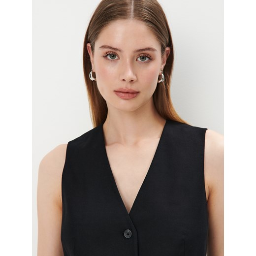 Mohito - Czarna kamizelka - czarny Mohito 38 Mohito