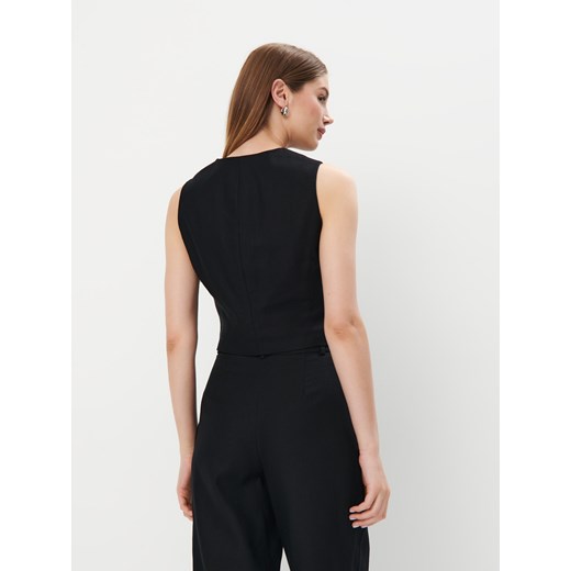 Mohito - Czarna kamizelka - czarny Mohito 40 Mohito