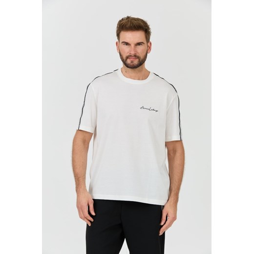 ARMANI EXCHANGE Biały t-shirt, Wybierz rozmiar XXL Armani Exchange S wyprzedaż outfit.pl