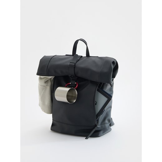 Reserved - Wodoodporny plecak - czarny ze sklepu Reserved w kategorii Plecaki - zdjęcie 173442561