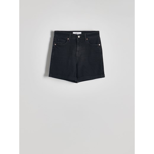 Reserved - Szorty jeansowe - czarny ze sklepu Reserved w kategorii Szorty - zdjęcie 173442850