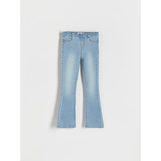 Reserved - Jegginsy flare - niebieski ze sklepu Reserved w kategorii Spodnie dziewczęce - zdjęcie 173442993