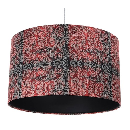 Czerwono-czarna nowoczesna lampa wisząca - S374-Ardela Lumes One Size Edinos.pl