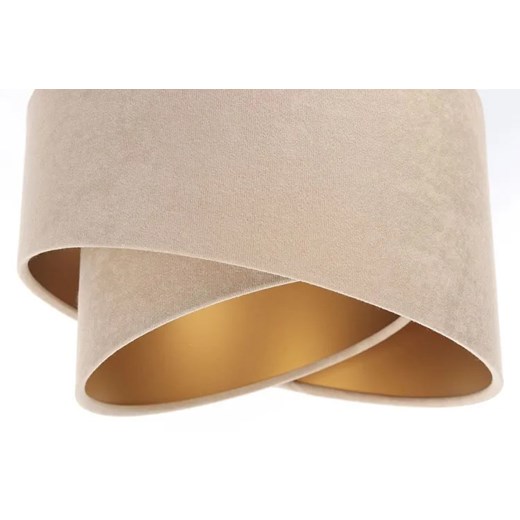 Beżowa potrójna lampa wisząca asymetryczna - S508-Rita Lumes One Size Edinos.pl