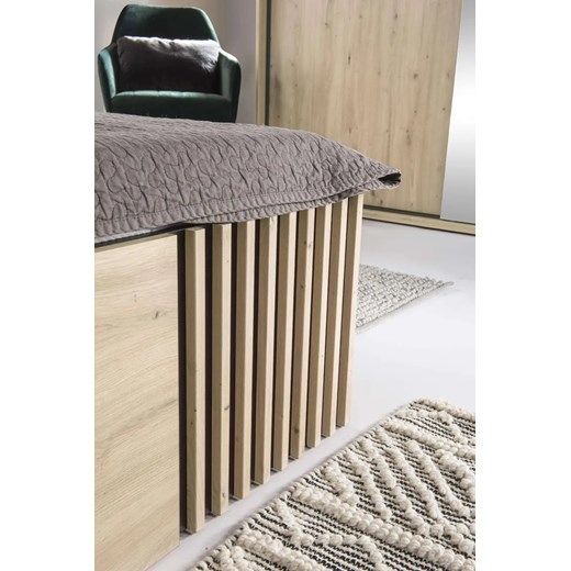 Łóżko 140x200 z lamelami - Fallon 16X Elior One Size Edinos.pl