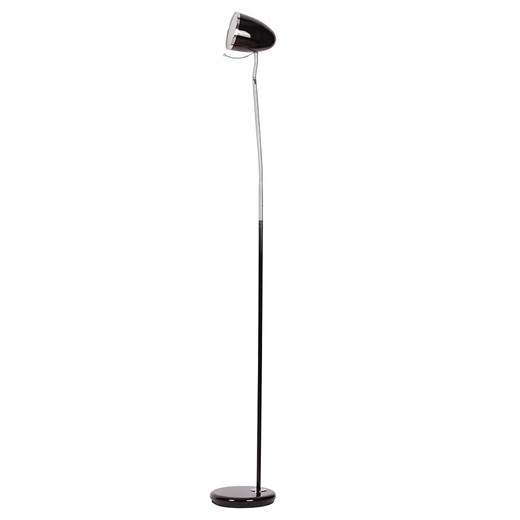 Czarna lampa stojąca do czytania G9-M61 ze sklepu Edinos.pl w kategorii Lampy podłogowe - zdjęcie 173446681