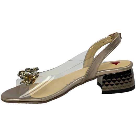 Sandały Stylowe Maccioni 476-08 Złote Maccioni 37 EuroButy.com.pl promocja